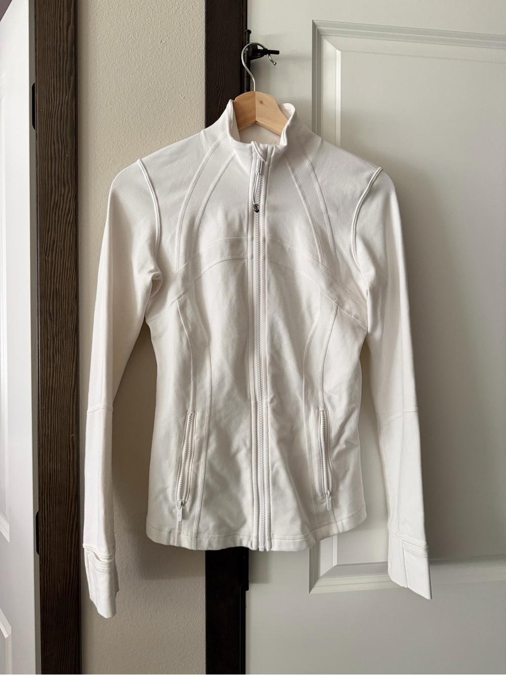 lululemon athletica White Full-Zip Athletic Jacket